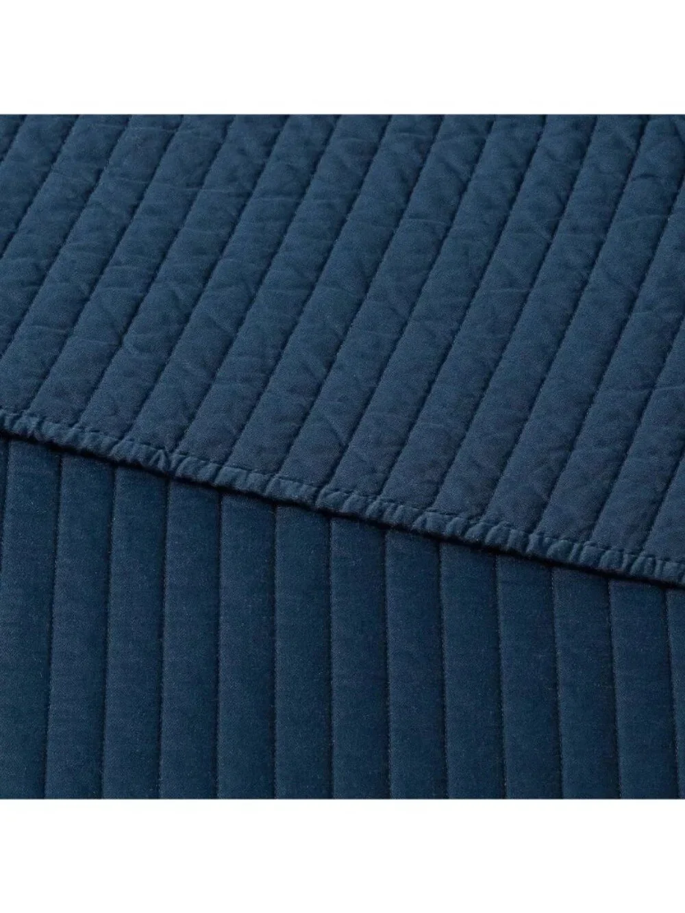 Queen Cotton Sateen Quilt Threshold Dark Navy Blue 88